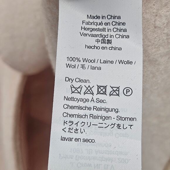 J.Crew Daphne Topcoat in Italian Boiled Wool in Cream Color Size 12 - Picture 7 of 12